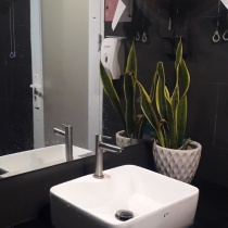 Chậu lavabo rửa mặt vuông