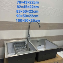 Bồn rửa chén bát Inox đơn ngăn lớn giá rẻ tại Vũng Tàu 