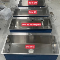 Các Mẫu Bồn rửa chén 1 hố 80cm đến 1m mét