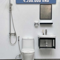Combo trọn bộ TBVS Phòng Tắm giá rẻ 2025 -2026 Tphcm