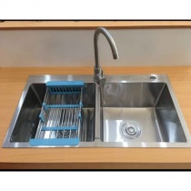 Trọn bộ Bồn chậu rửa chén bát đúc cao cấp+ Vòi,  KT 8245