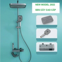 Sen cây tắm đứng nóng lạnh bàn phím, Sen cây Thông minh hiển thị nhiệt độ ENIC