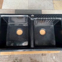 Bồn rửa chén, Chậu Rửa bát Đá Nhân Tại 2 ngăn lớn 85×49 Giá rẻ Tphcm