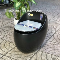 Bồn cầu qủa trứng đen giá rẻ tại Tphcm
