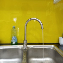 Vòi nước rửa chén tăng áp nóng lạnh inox 304 Thái Lan K569 220K 