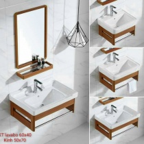 BỘ TỦ LAVABO LIỀN CHẬU KÍCH THƯỚC NHỎ GỌN CHẤT LIỆU NHÔM CAO CẤP GIÁ RẺ TẠI TPHCM