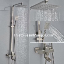 BỘ VÒI HOA SEN CÂY TẮM ĐỨNG NÓNG LẠNH INOX 304 THÂN VUÔNG GIÁ RẺ BÁN Ở QUẬN TÂN PHÚ, TPHCM, HÀ NỘI, HẢI PHÒNG, ĐÀ NẴNG, HUẾ, ĐÀ LẠT, CẦN THƠ, VŨNG TÀU, PHÚ QUỐC