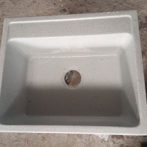 Chậu rửa chén bằng đá 1 hộc màu trắng