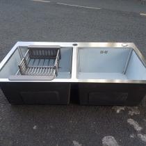 Chậu rửa chén inox eurolife el c8245 2 ngăn giá rẻ tại Tphcm