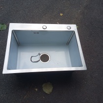 Chậu rửa bát, Bồn rửa chén Sơn Hà INOX SUS 304 1 ngăn, hố lớn 60×45, 50×45 cm