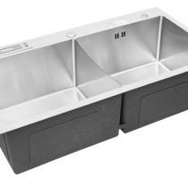 Chậu rửa chén 2 ngăn inox Eurolife EL-HM8245