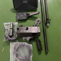 Bộ Sen cây tắm đứng Chỉnh Nhiệt độ bàn phím, Sen cây phím đàn Inox 304 Nano màu đen