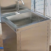 Vòi rửa chén Đạp Chân - Vòi rửa chén Công Nghiệp dùng đầu Gối