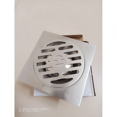 PHỄU THU NƯỚC THOÁT SÀN HỐ GA INOX SUS 304 SENKA THAILAND GIÁ RẺ 70K