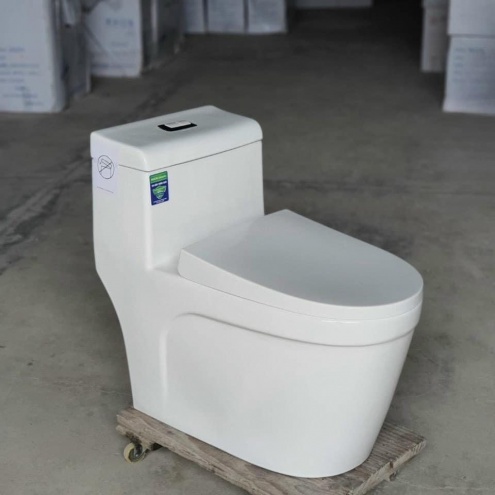 Mẫu Bồn cầu liền 1 khối giá rẻ dưới 2, 3 triệu tại tphcm