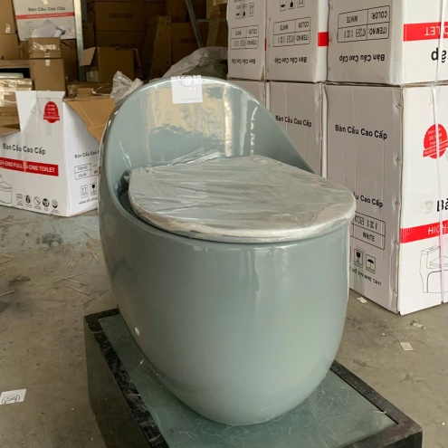 Bồn cầu nguyên 1 khối - Thiết Bị Vệ Sinh Giá Rẻ Tại Đức Hoà, Bến Lức -  Long An