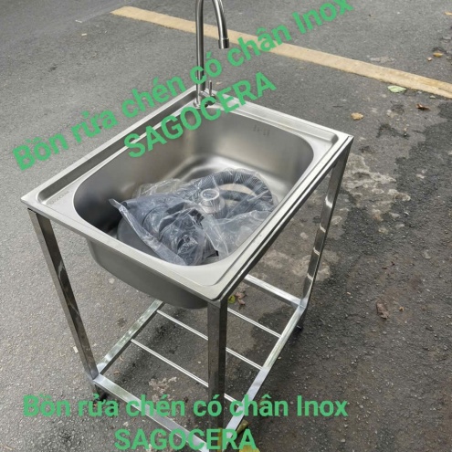 Thanh lý chậu rửa bát 1 Hố lớn có chân Hà Nội, Tphcm, Cần Thơ