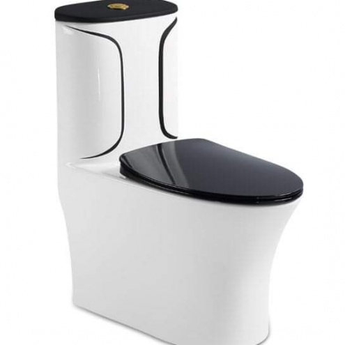 Bồn Cầu Viền Đen, Nắp Bồn Cầu Màu Đen Senka Thailand