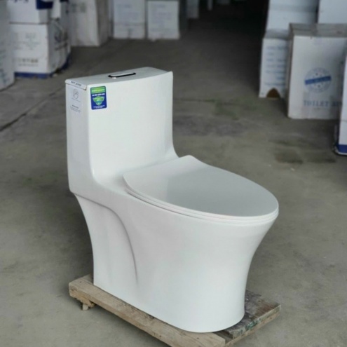 Bồn Cầu liền 1 khối Tâm xả 200mm ( 20cm ) Tphcm