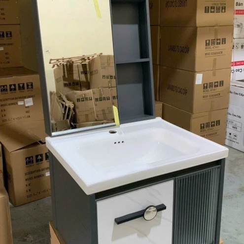 Bộ tủ gương lavabo nhà vệ sinh giá rẻ tại bà rịa vũng tàu