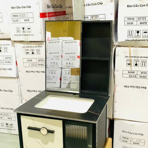 10+ Mẫu Tủ Chậu Lavabo treo tường  năm 2025 cỡ nhỏ Cao Cấp KM giá rẻ tại Tphcm