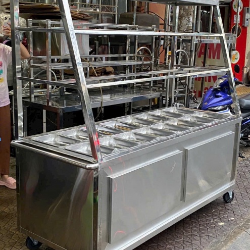 Tủ hâm nóng - Giữ nóng khay cơm, thức ăn bằng điện Thành Lý Hcm: 10 khay, 12 khay, 18 khay