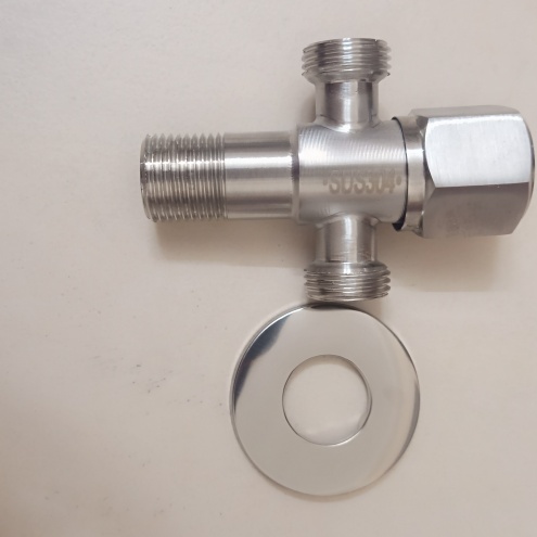 Van chia nước 2 đường nước bồn cầu, van giảm áp