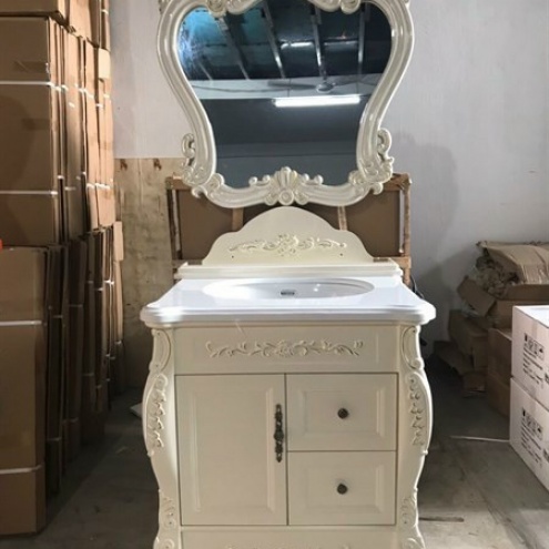 Tủ Lavabo liền Chậu Cổ Điển Cao Cấp Giá Rẻ Tại Tphcm