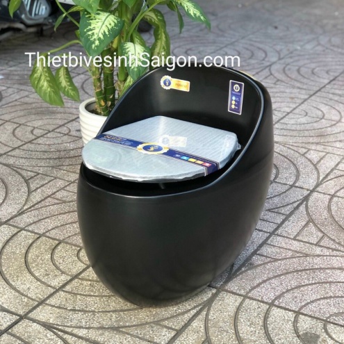 Bồn cầu qủa trứng đen giá rẻ tại Tphcm