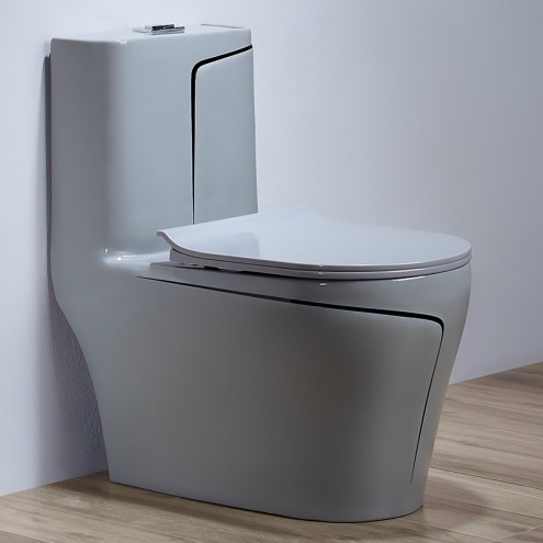 Giá Bồn cầu 1 khối màu xám cao cấp giá rẻ tại Tphcm, Hà Nội