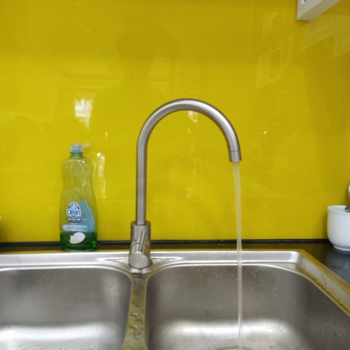 Vòi nước rửa chén tăng áp nóng lạnh inox 304 Thái Lan K569 220K 