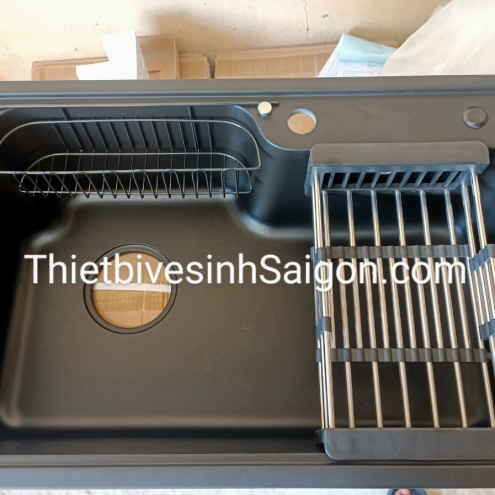 BỒN RỬA CHÉN ĐÁ NHẬP KHẨU ẤN ĐỘ KT 78×48