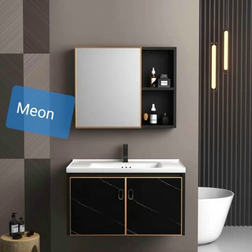 TỦ LAVABO ĐẸP, CHẬU LIỀN BÀN, TỦ NHỰA MEON Gỗ Chống nước Cao cấp giá rẻ tại Tphcm KT 80×47
