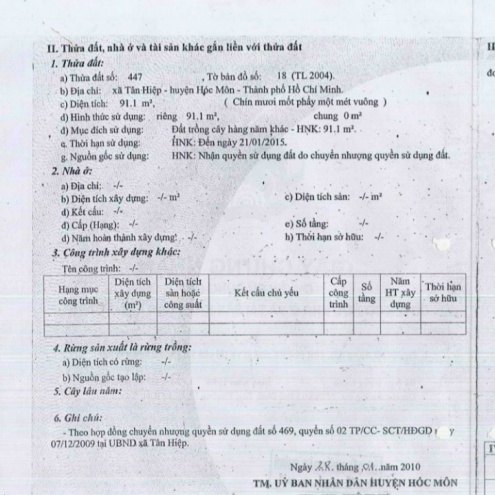 Nhà bán Hóc môn giá rẻ dưới 2 tỷ