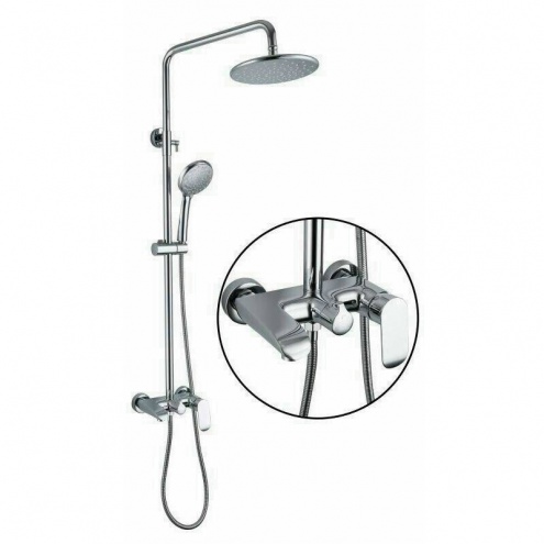 Bộ vòi sen cây tắm đứng nóng lạnh inox 304 cao cấp