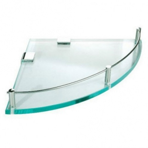 KỆ KÍNH GÓC NHÀ TẮM ĐỰNG XÀ BÔNG, DẦU GỘI 30CM