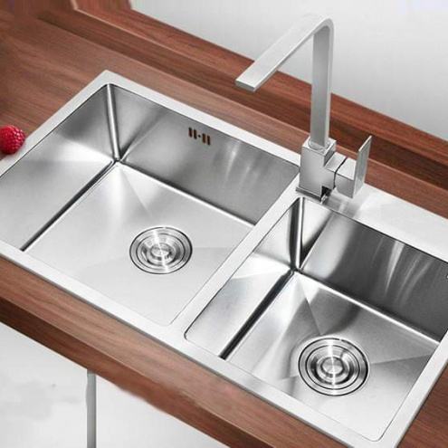 Bồn - Chậu rửa chén Bát 2 Ngăn, Hố inox 304 – model 8245l giá rẻ 950K