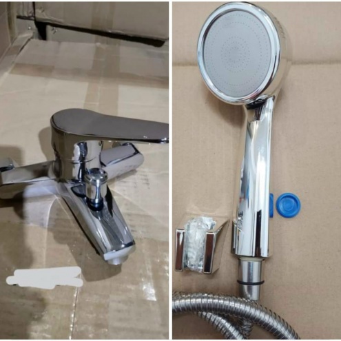 Vòi hoa sen tắm nóng lạnh Inox SUS 304, tay sen tắm tăng áp