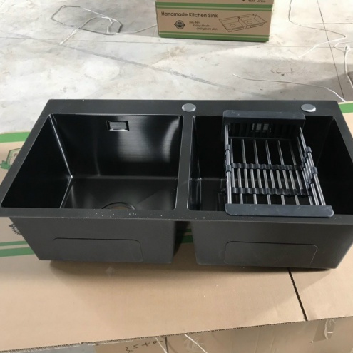 Chậu rửa chén I-ROYAL IR-8245L Nano - Bếp Kitchen Store