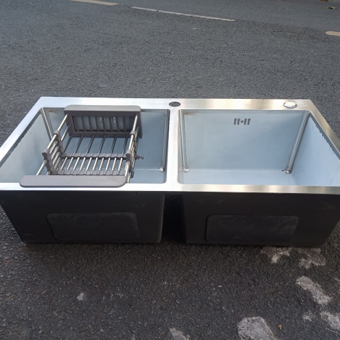 Chậu rửa chén inox eurolife el c8245 2 ngăn giá rẻ tại Tphcm