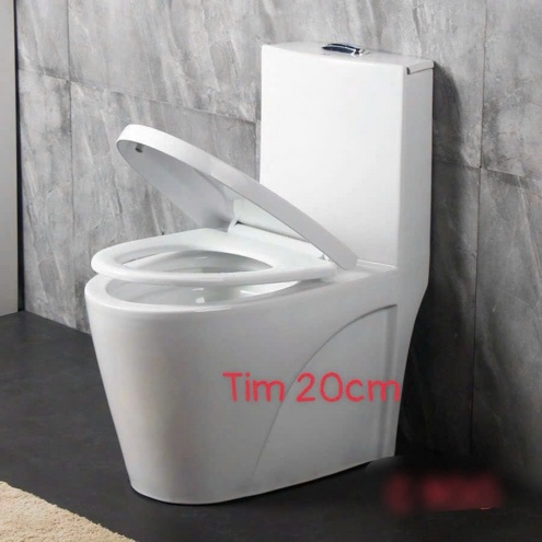 Bồn Cầu liền 1 khối Tâm xả 200mm ( 20cm ) Tphcm